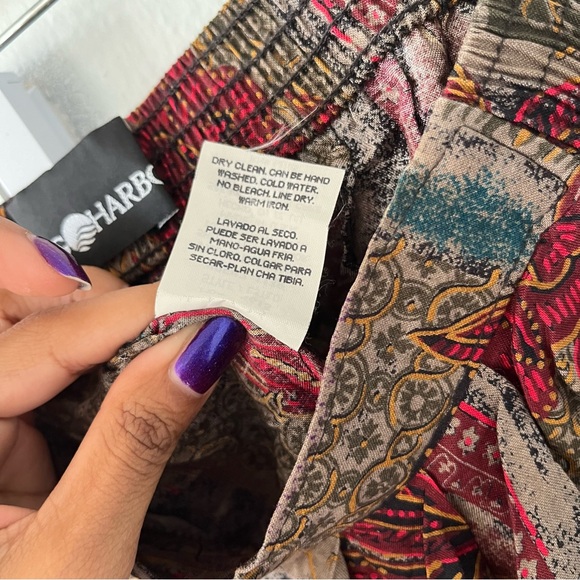 Sag Harbor brown and red midi skirt - Picture 6 of 6